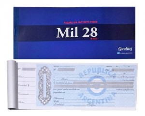 MIL28 PAGARE SIN PROSTESTO EN $ x 30 hojas